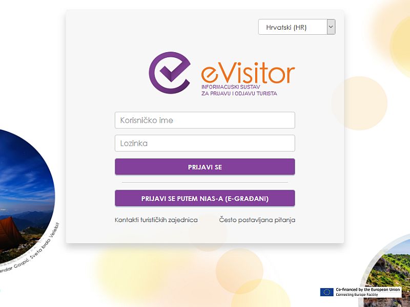 Obavijest: eVisitor - prijava gosta na odmoru i privat. posjetu uslijed Covid19